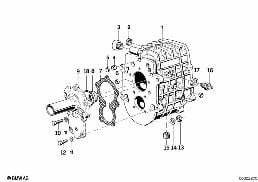 GETRAG 262 HOUSING+ATTACHING PARTS