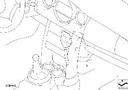 Zest. dopos. - konsola telefoniczna diagram for BMW MINI R50 Cooper