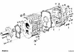 GETRAG 262 HOUSING+ATTACHING PARTS