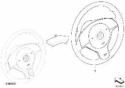MODIFICAT. STRNG WHL SPORT => M SPORT diagram for BMW 3 Series E46 318i