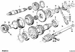 GETRAG 262 GEAR WHL.SET PARTS/SPEEDOM.DR