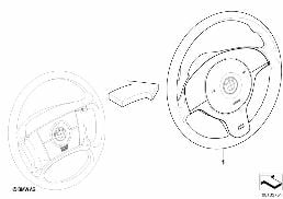 MODIFICAT. 4-SPOKE STRNG WHL => M SPORT diagram for BMW 3 Series E46 318i