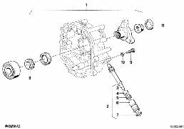 GETRAG 262 SPEEDOMETER DRIVE diagram for BMW 5 Series E12 525