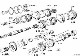 GETRAG 262 GEAR WHEEL SET-REPAIR KIT