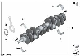 Manovel-albero a gomi.con gusci d.cusci. diagram for BMW Rolls-Royce Phantom RR1 Phantom