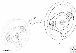 Zmiana kier. wielof. sport => M sport diagram for BMW 5 Series E39 520d