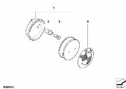 Feu clignotant supplémentaire diagram for BMW Z4 E85 2.5i