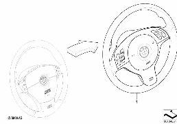 Zmiana kier. wielof. M sport => M sport diagram for BMW 5 Series E39 520d