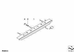 Troisieme feu stop diagram for BMW Z4 E85 2.5i