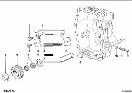 ZF S5-16 INNER GEAR SHIFTING PARTS diagram for BMW 3 Series E30 320i