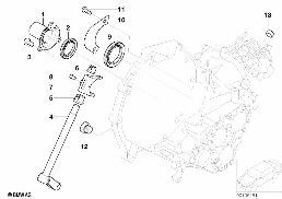 GS6-85BG 변속기 부품 diagram for BMW MINI Cabrio R52 Cooper S