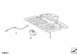 Peças eléctricas detecção banco ocupado diagram for BMW X3 E83 2.0i