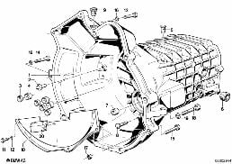 GETRAG 245/10/11 HOUSING+ATTACHING PARTS diagram for BMW 3 Series E21 315