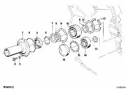GETRAG 245/10/11 HOUSING+ATTACHING PARTS diagram for BMW 3 Series E21 315