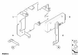 Pieces telephone de coffre ar japon diagram for BMW Z4 E85 2.5i