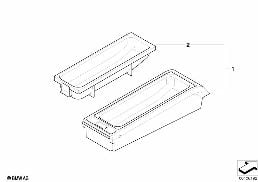 Pièces pour SA 644 - console centrale diagram for BMW 5 Series E39 525td
