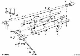GETRAG 245/10/11 INNER GEAR SHIFT PARTS diagram for BMW 3 Series E21 315