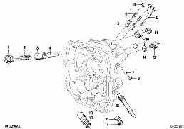 GETRAG 245/10/11INNER GEAR SHIFT./SPEEDO diagram for BMW 3 Series E21 315