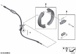 Freno d.stazionamento/canascia freno diagram for BMW Rolls-Royce Phantom RR1 Phantom