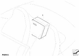 SINGLE PARTS LOUDSPEAKER diagram for BMW Z3 E36 M