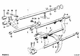 GETRAG 245/2/4 INNER GEAR SHIFTING PARTS diagram for BMW 3 Series E21 320i