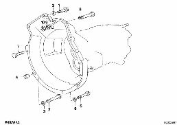 GEARBOX MOUNTING diagram for BMW 3 Series E36 M3