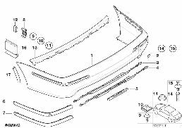 M TRIM, REAR