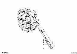 GETRAG 240 SPEEDOMETER DRIVE diagram for BMW 3 Series E21 315