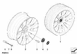 Obr. BMW, st. le. styl. elips. 91 diagram for BMW 7 Series E65 745i