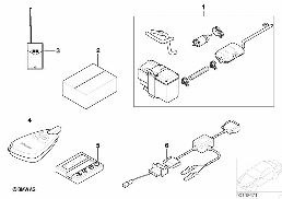INSTALLING SET INDEPEND.HEATER/VENTILAT. diagram for BMW 3 Series E36 318is