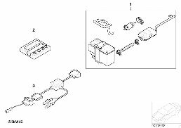 ชุดติดตั้งฮีทเตอร์อิสระ/ระบายอากาศ diagram for BMW Z3 E36 2.8