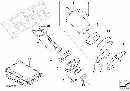 Sterowanie zaw.-Siln.nast./Sterownik diagram for BMW 7 Series E66 760Li