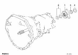 S6S420G GEAR WHEEL SET PARTS diagram for BMW 3 Series E36 M3
