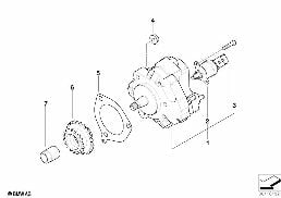 HIGH-PRESSURE PUMP diagram for BMW 5 Series E61 525d