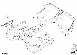 Revetement de SOL diagram for BMW Z4 E85 2.5i