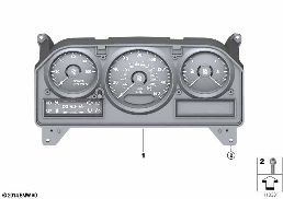 Combinazione strumenti diagram for BMW Rolls-Royce Phantom RR1 Phantom