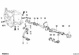 Commande de vitesses diagram for BMW R50/5-R90S 69-76 R50/5