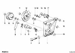 Pcs de cde de vts int./came de commande diagram for BMW R50/5-R90S 69-76 R50/5