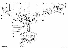ZF 3HP12 HOUSING PARTS/OIL PAN