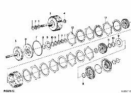 ZF 3HP12 DRIVE CLUTCH A/B