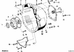ZF 3HP20 HOUSING PARTS/LUBRICAT.SYSTEM