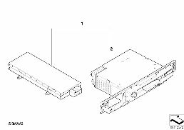 Passage ASK CD à ASK CC Professional diagram for BMW 7 Series E66 735Li