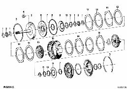 ZF 3HP20 DRIVE CLUTCH A/B