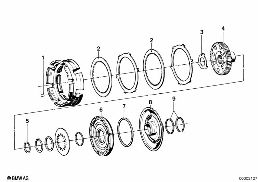 ZF 3HP20 DRIVE CLUTCH A/B