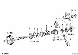 ZF 3HP20 OUTPUT/SPEEDOMETER DRIVE