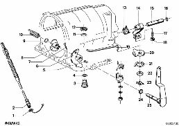 ZF 3HP20 GEAR SHIFT/PARKING LOCK