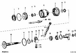 BW 65 PLANET WHEEL SET/OUTPUT