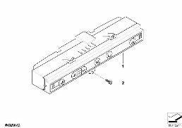 SWITCH UNIT, CENTER CONSOLE diagram for BMW Z4 E85 3.0si