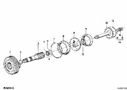 ZF 3HP22 PLANET WHEEL SET diagram for BMW 6 Series E24 635CSi