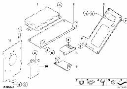SINGLE PARTS, SA 644, TRUNK diagram for BMW 3 Series E46 316ti